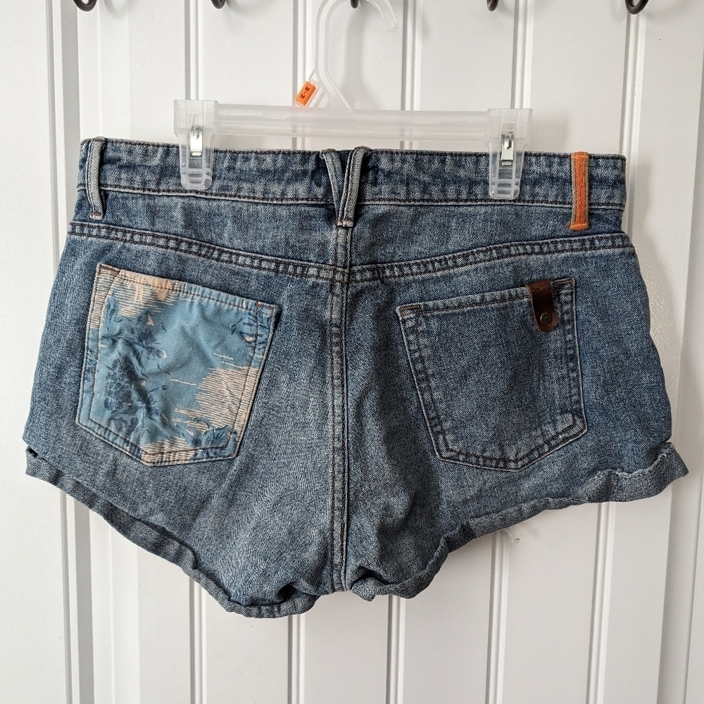 🔥 Roxy Distressed Patchwork Summer Shorts